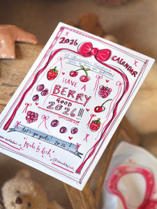 2026 A4 Quotes & Made by Leah Doodles Calendar