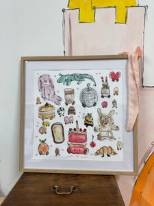 LIMITED EDITION jellycat era framed fine art print