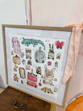 Load image into Gallery viewer, LIMITED EDITION jellycat era framed fine art print
