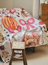 Load image into Gallery viewer, Pre Order Cosy Season Girly Luxury Blanket XL

