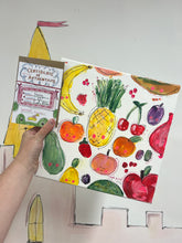 Load image into Gallery viewer, KIDS Square Canvas 11 “Fruity”
