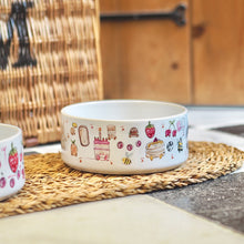 Load image into Gallery viewer, The Personalised Cute Doodles Dog Bowl

