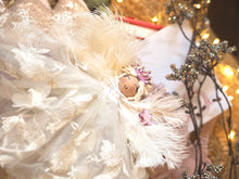 Load image into Gallery viewer, Hand Made Flossy Tree Topper Fairy
