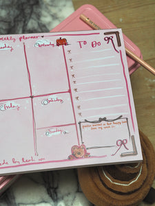 The Cosy Girly Aesthetic Weekly Planner