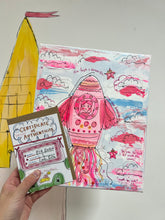 Load image into Gallery viewer, KIDS Canvas 1 “Pink Rocket”
