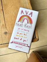 Load image into Gallery viewer, Personalised ‘Proud Of You’ Rainbow Chocolate Bar

