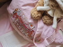 Load image into Gallery viewer, Luxury Vintage Washed Pink Tote ‘The Cutie Autumn Village’
