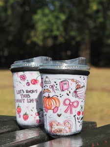 Girly Cosy Season Coffee Cosy Sleeve