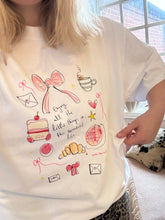 Load image into Gallery viewer, Vintage Luxury ‘Wonderful Life’ T-Shirt, Faded White
