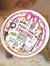 Load image into Gallery viewer, Personalised XL Luxury Christmas Movies Snack Plate
