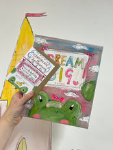 Load image into Gallery viewer, KIDS Canvas 12 “Dream Big &amp; Be Kind Frog”
