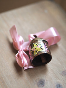 Hand Painted Brass Bell 1 ‘Wish Upon A Star’