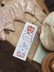 Autumn Girl Bookmark