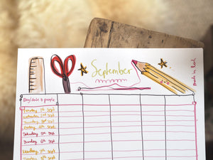 2026 A3 Family Organiser