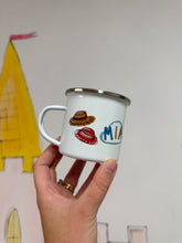 Load image into Gallery viewer, The Personalised Cowboy Enamel Mug
