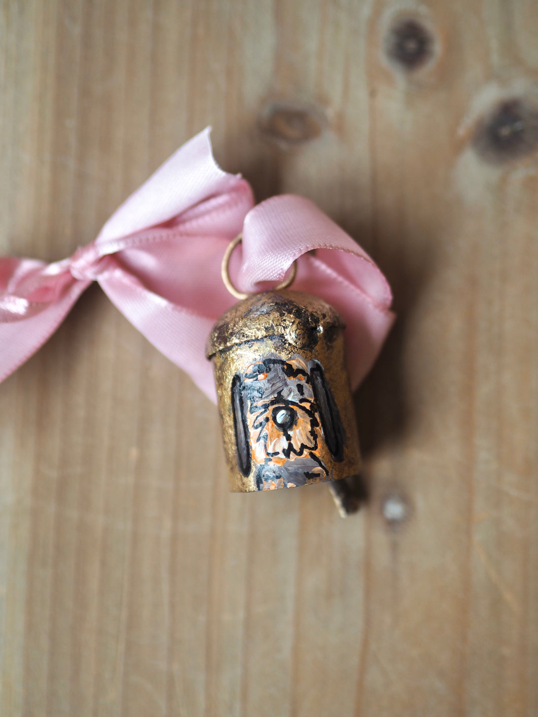 Hand Painted Dinky Brass Bell ‘Otto’
