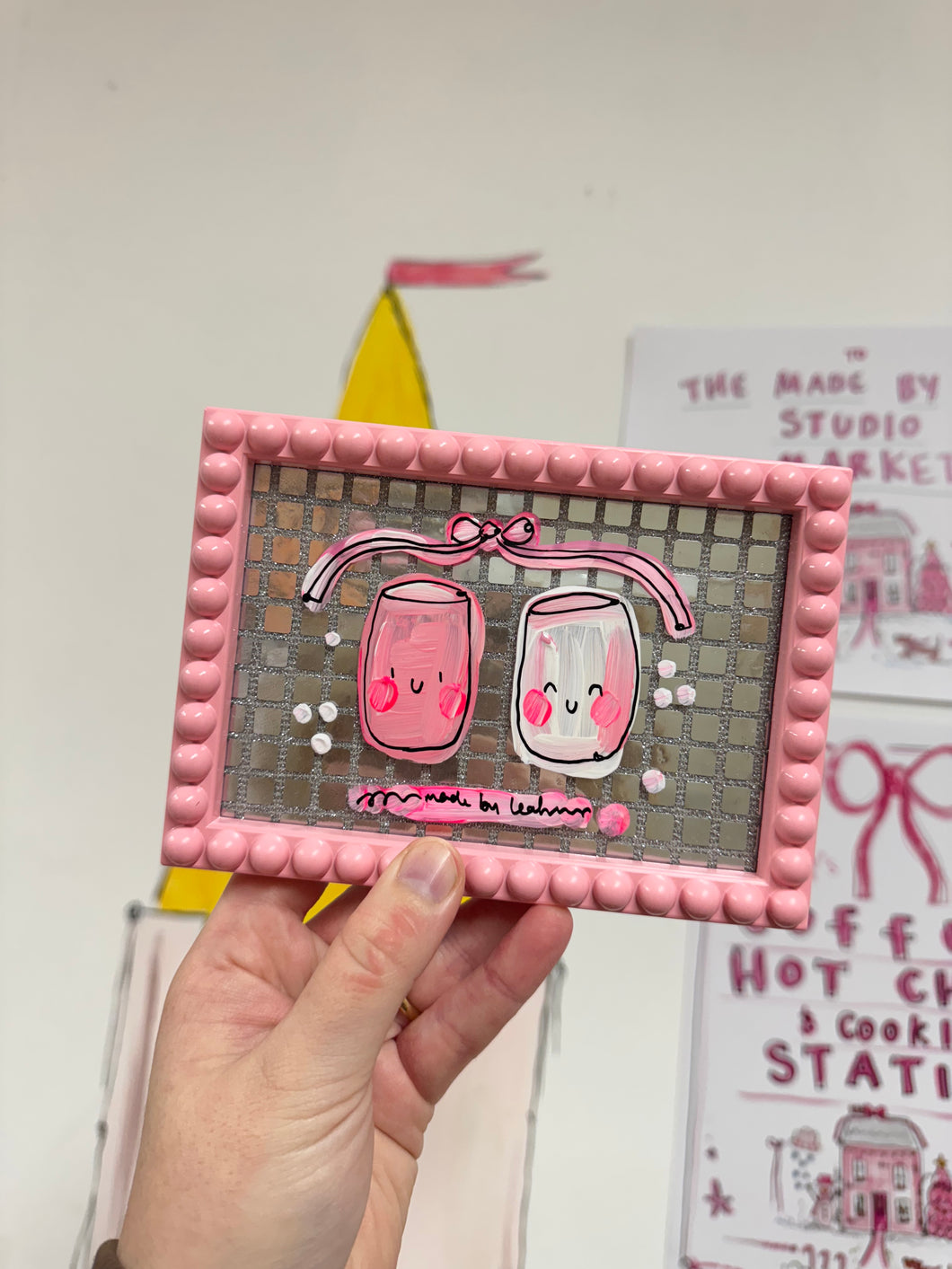 The Mini Bobbin Disco Frame “Mallow Love”