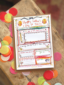 Write Your Own Father's Day Card