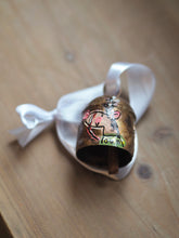 Load image into Gallery viewer, Hand Painted Brass Bell 8 ‘Reindeer’
