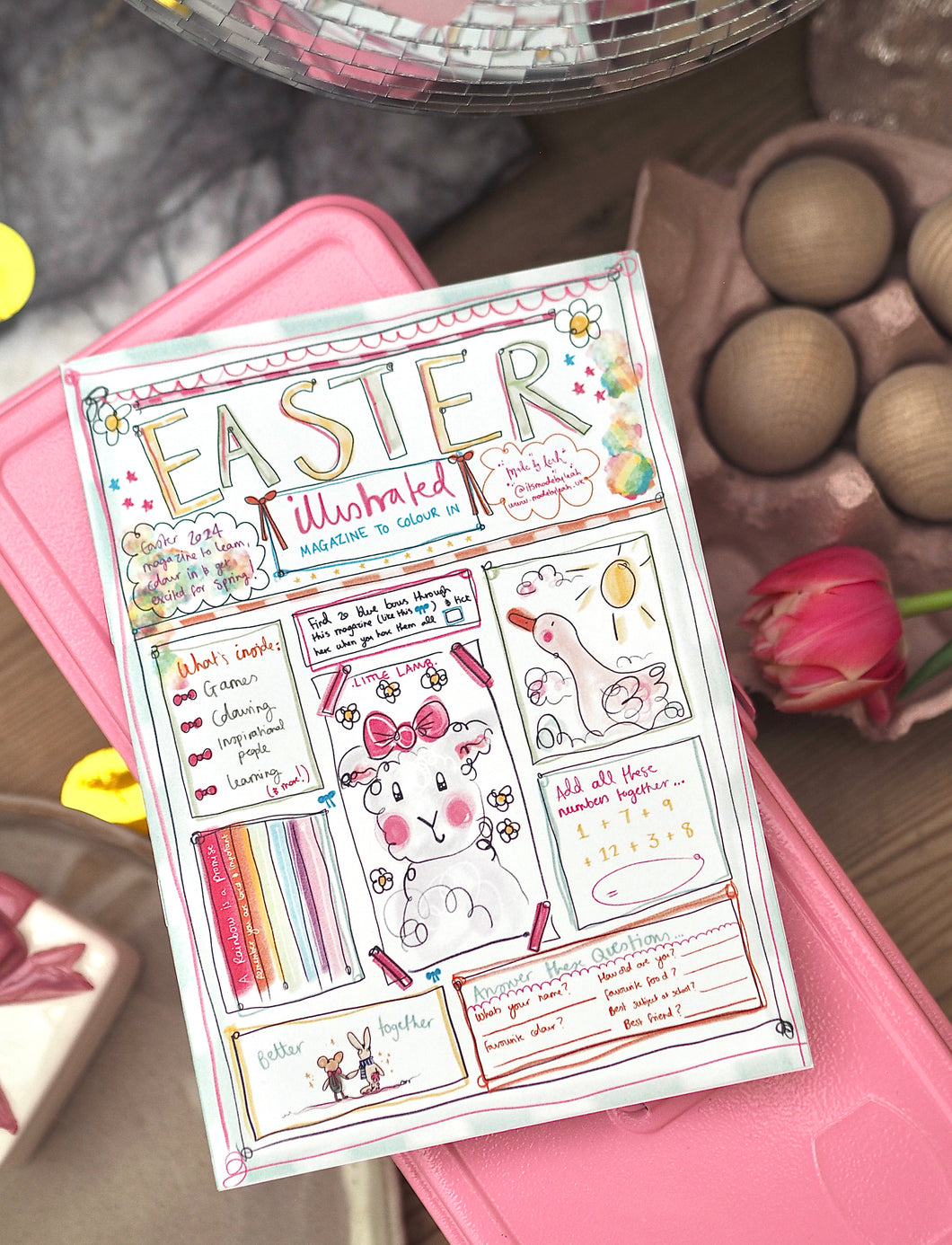 Easter Illustrated ‘Colour Me In’ Magazine