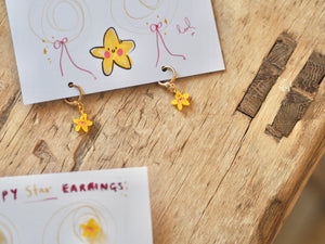 Scrumpy Star Earrings