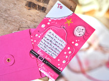 Load image into Gallery viewer, Personalised Pink Letter From Santa
