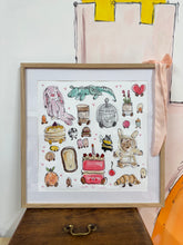 Load image into Gallery viewer, LIMITED EDITION jellycat era framed fine art print
