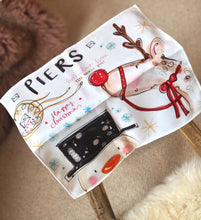 Load image into Gallery viewer, Personalised Christmas Napkins, All Designs
