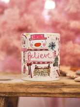 Load image into Gallery viewer, The Personalised Christmas Pink Doodles Mug
