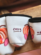 Load image into Gallery viewer, ‘Cosy Up’ Pumpkin Coffee Cosy Sleeve
