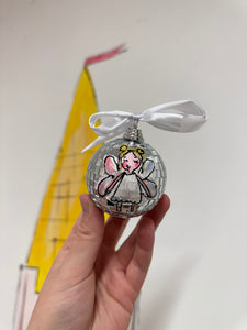 Disco Ball Hanging Bauble ‘Angel’