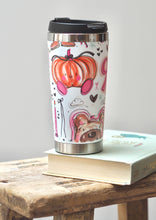 Load image into Gallery viewer, Cosy Season Girly Travel Mug
