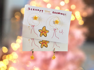 Scrumpy Star Earrings