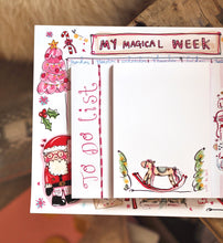 Load image into Gallery viewer, ‘My Magical Week’ A4 Note Pad Planner
