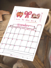 Load image into Gallery viewer, 2026 A4 Quotes &amp; Made by Leah Doodles Calendar
