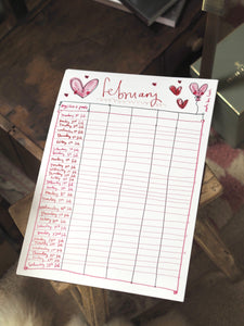 2026 A3 Family Organiser