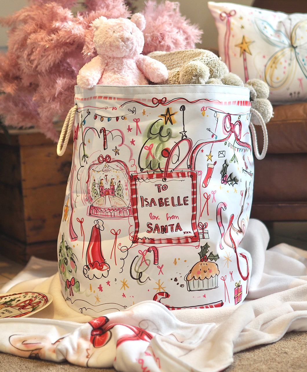 The Personalised Christmas Design Sack