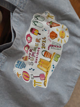 Load image into Gallery viewer, ‘Our Summer Holiday 2026’ Luxury Vintage Washed Tote
