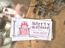 Load image into Gallery viewer, ‘Happy Birthday’ Milk Chocolate Bar
