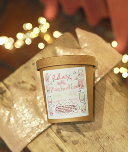 The Marshmallow & Lychee Bath Salts Tub
