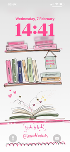 “Books” Phone Wallpaper
