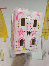 Load image into Gallery viewer, The Hand Painted Wooden Castle Dolls House ‘The Fairy Castle’
