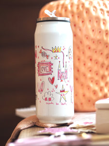 Love & Popcorn Cola Drinks Can