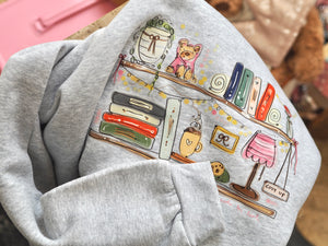 Cosy Bookshelf Sweater