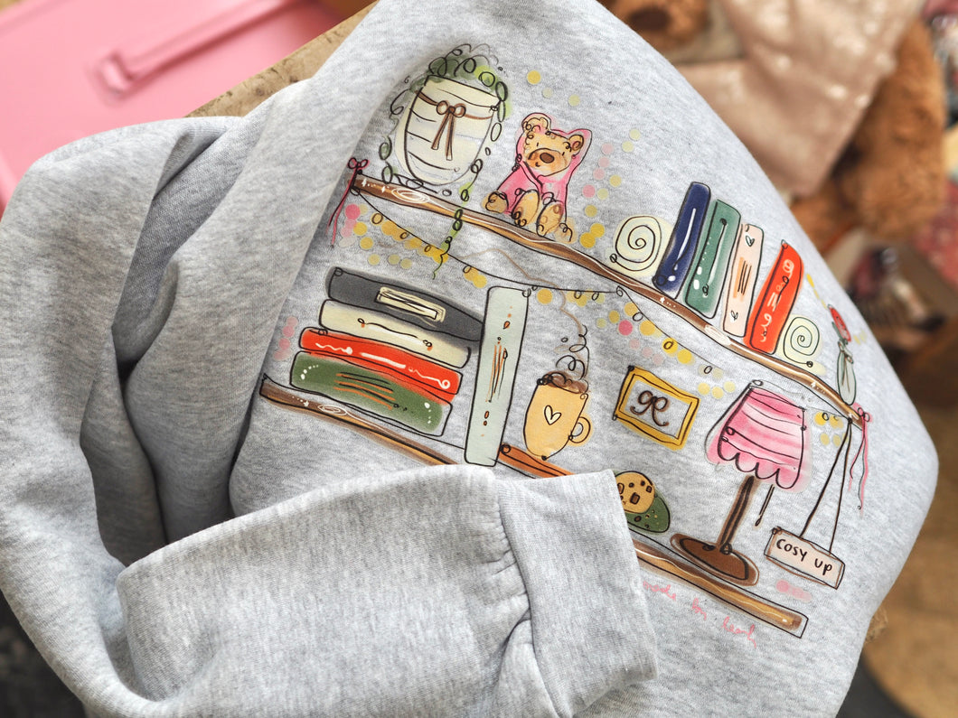 Cosy Bookshelf Sweater