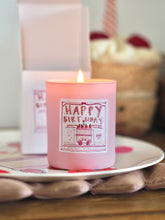 Load image into Gallery viewer, Pink Birthday Cake Candle
