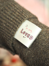 Load image into Gallery viewer, Pair of sew in fabric labels ‘So Very Loved’ x ‘Bunnies’

