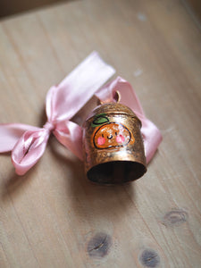 Hand Painted Brass Bell 2 ‘Little Clementine’