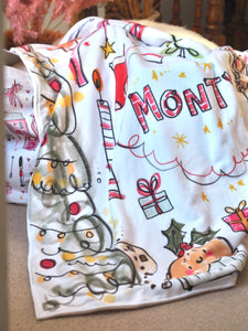The Luxury Personalised Christmas Blanket XL