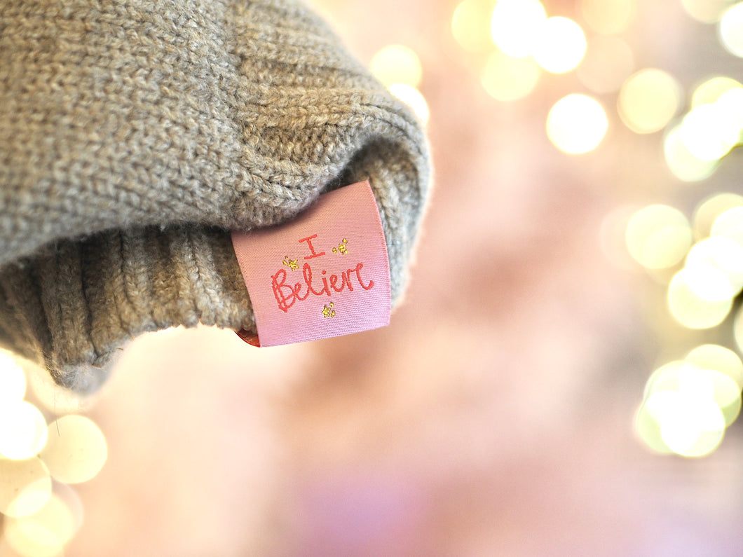 ‘I Believe’ Magical Sew In Tags